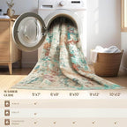 8x10 Christmas Area Rug Living Room Rugs - Washable Neutral Modern Abstract Soft Thin Large Rug Indoor Floor No Slip Rug Carpet for Bedroom Under Dining Table Home Office Decor -Colorful
