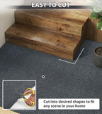 jxgzyy Commercial Outdoor Mat 2'11" x 4'11", Non Slip Front Door Mat Outside Entrance, Heavy Duty Waterproof Floor Mat for Porch, Home, Patio, Garage, Entryway, Grey