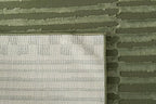 Revival Rugs Soloba 5'3"x7'10" Washable Area Rug for Living Room Bedroom - 100% Recycled Oeko-TEX Certified, Medium Pile, Green