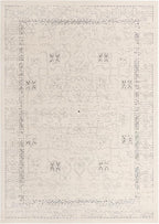 Unique Loom Isabella Collection Area Rug - Adjani (10'x 14' 1" Rectangle, White/ Blue)