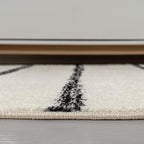 JONATHAN Y Williamsburg Minimalist Stripe Cream/Black Indoor Area Rug, 8x10, Contemporary, Modern, Easy-Cleaning for Living Room, Bedroom, Kitchen, Pet Friendly, Non-Shedding (MOH201D-8)