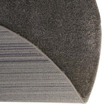 Unique Loom Solo Collection Area Rug - Calabasas (7' 10" x 10' Oval, Gray)