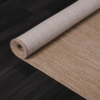 Beverly Rug Indoor Outdoor Rug 6x9, Washable Outside Carpet for Patio, Deck, Porch, Solid Modern Area Rug, Water Resistant, Jute Beige
