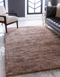 Unique Loom Solo Collection Area Rug - Calabasas (5' 3" x 7' 7" Rectangle, Light Brown)