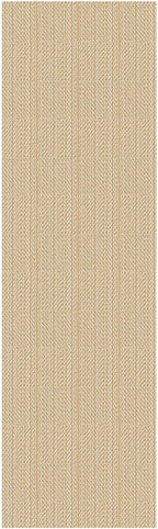 IOHOUZE Washable Runner Rug 2x12 Non Slip Rubber Backed Extra Long Hallway Runner Entryway Runner Indoor, Kitchen Rug Woven Cotton Carpet for Hall Entrance Stair, Warm Beige/Orange/Apricot