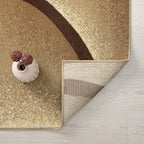 2305 Geometric Abstract Beige 2x7 Area Rugs for Entryway