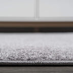 JONATHAN Y Haze Solid Low-Pile Gray Indoor Area Rug 9x12, Coastal,Bohemian,Minimalist,Classic, Easy-Cleaning for Living Room,Bedroom,Kitchen,Pet Friendly,Non-Shedding (SEU100A-9)