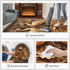 Peacock Rugs for Bedroom - 3x5 Rug, European Style Area Rugs for Living Room, Peacock Decor Carpet, Gold Peafowl Washable Area Mat, Luxury Carpet - Peafowl Home Decor & Gifts