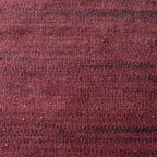 Rugsotic Carpets Hand Woven Flat Weave Kilim Wool ECO-Friendly Area Rugs - 10'x10', Square Shape, Dark Red Color, Solid Plain Design, Low Pile Handmade Rugs for Living Room, Bed Room (D00111)