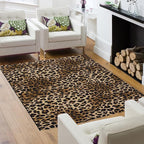 Leopard Rug 3x5 Sexy Modern Print Small Area Rug Washable Kitchen Rugs Non-Slip Carpet for Dining Room,Dormitory Decoration