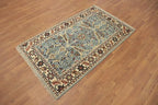 Transitional Collection 5' 0'' X 2' 11'' Rug Rug, All-Over 100% Wool Carpet for Home Décor, Foyer and Hallway
