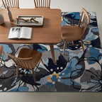 Rugshop Gray Large Floral Non-Slip Area Rug Fade Resistant for Living Room, Dining Room and Bedroom, 6'6" x 9'