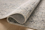 Loloi Amber Lewis Alie Collection ALE-01 Stone/Mist 5'-3'' x 7'-9'', .13'' Pile Height, Area Rug