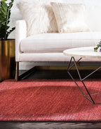 Rugs.com Angelica Collection Rug – 5' x 8' Terracotta Medium Rug Perfect for Bedrooms, Dining Rooms, Living Rooms
