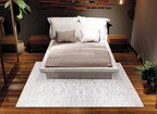 Bloom Rugs Washable Non-Slip 5' x 7' Rug - Beige/Off White Traditional Bordered Area Rug for Living Room, Bedroom, Dining Room, and Kitchen - Exact Size: 5' x 7'