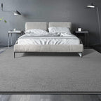 Large Area Rugs for Living Room Bedroom, 5x8 Feet Grey Rug, Minimalist Modern Shag Rug, Soft Thick Comfy Memory Foam Indoor Carpet, Non-Slip Washable Rug for Boys Girls Dorm Nursery Room Home Decor