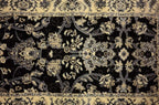 Unique Loom Sialk Hill Collection Area Rug - Washington (2' 7" x 10' Runner Black/Gray)