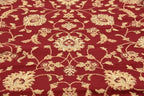 Unique Loom Voyage Collection Traditional Oriental Classic Intricate Design Area Rug (8' 0 x 8' 0 Square, Red/Gold)