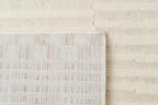 Revival Rugs Soloba 7'10"x10' Washable Area Rug for Living Room Bedroom - 100% Recycled Oeko-TEX Certified, Medium Pile, Beige, Cream