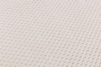 CAMILSON Modern Runner Rug 2x7 Luxury Pebble Pattern Micro Loop Hallway Rugs Soft High-Low Pile Stain Resistant Easy to Clean Non-Shedding Durable Entryway Kitchen Indoor Area Carpet (White)