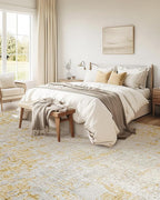 ILANGO Area Rug 9x12 for Living Room Bedroom Washable Rugs with Non Slip Backing High Traffic Indoor Carpet for Dining Room Dorm Non-Shedding & Fade Resistant Modern Rugs