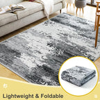 COMSLE Door Mat Soft Absorbent Indoor Front Entryway Rug Machine Washable Entrance Mats for Muddy Paws Non Slip Throw Rugs 24" x 48" Doormat for Inside Foyer Bedroom - Gray