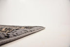 Unique Loom Taftan Collection Border Geometric Tribal Inspired Design Area Rug (6' 0 x 9' 0 Rectangular, Gray/ Black)