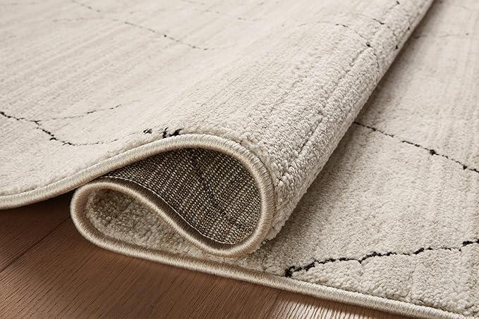 Loloi Darby Collection DAR-03 Sand/Charcoal 11'-6" x 15' Area Rug