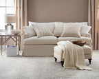 Dash & Albert Temple Taupe Hand Micro Hooked Wool Rug, 4 X 6 Feet, Tan Geometric Pattern