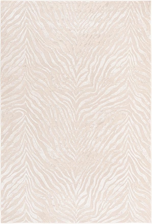 Unique Loom Finsbury Collection Area Rug - Meghan (6' x 9' Rectangle, Ivory Beige)