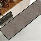 Artoid Mode Washable Non Skid Kitchen Rugs and Mats Doormat, Absorbent Door Mat Rugs for Kitchen Floor Front of Sink Hallway Black 17x60 Inch