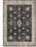RUGGABLE Washable Vintage Area Rug – Verena Dark Wood 5x7, Stain-Resistant, Non-Slip – Medium Machine Washable Rugs for Living Room, Bedroom, Hallway, Entryway & Office–with Cushioned Pad