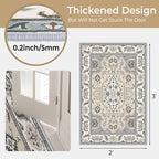 Small Area Rug 2x3ft Entryway Rug Non-Slip Washable Area Rugs Indoor Door Mat, Thick Faux Wool Carpet Kitchen Rugs with Rubber Backing for Bedroom, Kitchen, Room Entry