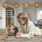 Bavni 8x10 Area Rugs for Living Room, Machine Washable Rug Lightweight Low Pile, Chenille Non Slip Rug Boho Print Decorative Carpet for Bedroom Dinner Room, Olive Green