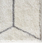Unique Loom Trellis Frieze Collection Area Rug - Geometric (10' x 14' 1", Ivory/ Gray)