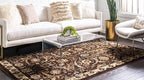 Unique Loom Espahan Collection Area Rug - Cape Cod (6' 1" x 9' Rectangle, Brown/ Beige)