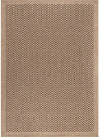 CAMILSON Easy Jute Rug 8x10, Indoor Outdoor Natural Color Fiber Area Rugs for Living Room Patio and Kitchen Rug, Sisal Boho Woven Design, Easy-Cleaning, Washable Outside Carpet Alfombras (8 x 10)