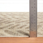 Dash & Albert Rowley Grey Machine Washable Rug, 6 X 9 Feet, Grey Graphic Pattern