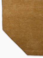 Hand Knotted Loom Wool ECO-Friendly Area Rugs - 8'x8', Octagon, Gold Color, Solid Plain Design, High Pile Thick Handmade Anti Skid Area Rugs for Living Room, Bed Room (L00111)