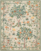 Morebes Washable 8x10 Area Rugs for Living Room, Boho Sage Green Rugs for Bedroom Non Slip, Soft Floral Indoor Floor Carpet for Dining Room Home Office Kids Playroom Foyer Nursery