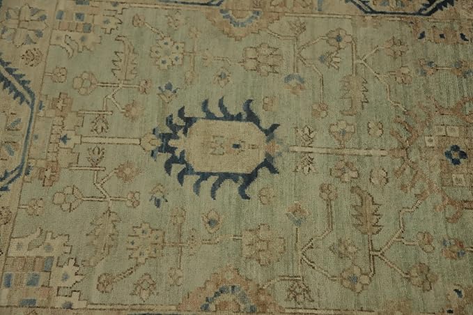 Transitional Collection 11' 7'' X 3' 0'' Runner Rug Rug, All-Over 100% Wool Carpet for Home Décor, Foyer and Hallway