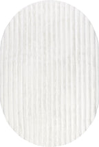 Nuloom SuperiorWash Collection Kai Off-White, 5' x 7'6" Oval, Soft and Cozy, High Traffic, Stain Resistant, Easy Clean, Durable Washable Area Rug for Bedroom, Living Room, Dining, Den, Foyer, Entryway
