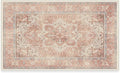 RUGGABLE Washable Area Rug – Kamran Rose Pink 3x5, Stain-Resistant, Non-Slip – Small Machine Washable Rugs for Living Room, Bedroom, Hallway, Entryway & Office–with Standard Pad