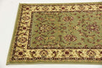 Unique Loom Voyage Collection Traditional Oriental Classic Intricate Design Area Rug (2' 7 x 10' 0 Runner, Green/Ivory)