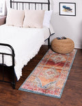 Unique Loom Isabella Collection Area Rug - Rossellini (2' x 8' Runner, Rust Red/ Beige)
