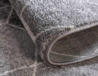 Unique Loom Trellis Frieze Collection Area Rug - Geometric (7' 10" Octagon, Light Gray/ Ivory)