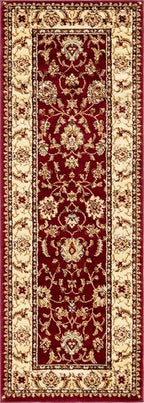 Unique Loom Voyage Collection Traditional Oriental Classic Intricate Design Area Rug (2' 2 x 6' 0 Runner, Red/Gold)
