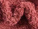 Unique Loom Davos Shag Collection Area Rug - Solid (2' 7" x 16' 5" Runner, Poppy)