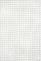 Nuloom Jeni Off-White, 3' x 5', Solid Faux Rabbit, Fluffy and Cozy, High Traffic, Stain Resistant, Easy Clean, Durable Washable Area Rug for Bedroom, Living Room, Dining, Den, Foyer, Entryway