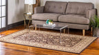 Unique Loom Voyage Collection Traditional Oriental Classic Intricate Design Area Rug (6' 0 x 9' 0 Rectangular, Brown/Ivory)